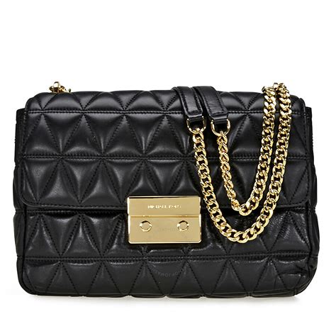 michael kors quilted flap bag|michael kors large shoulder bag.